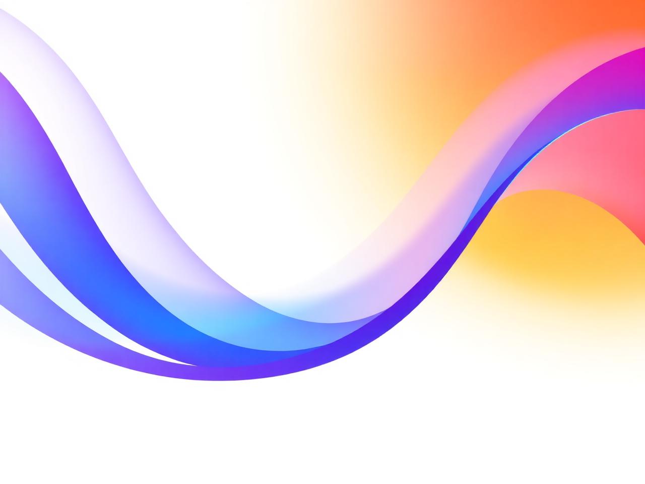 Arte abstrata em degradê inspirada em ondas sonoras